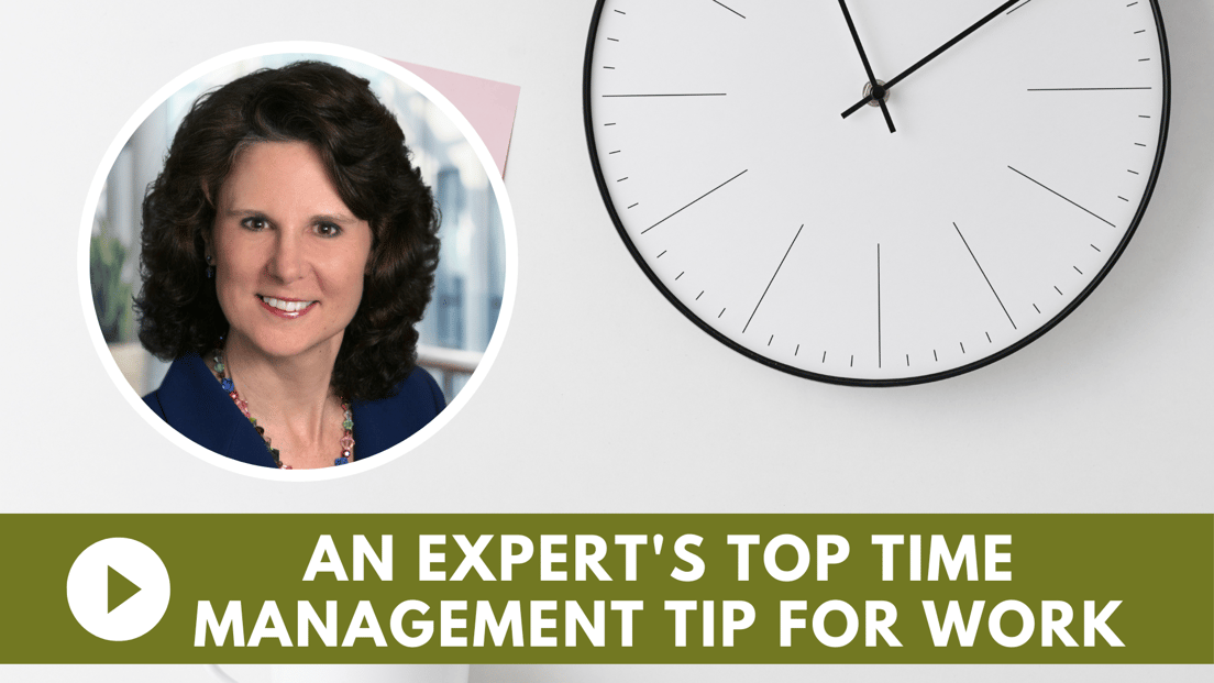 An expert's top time tip